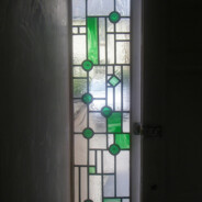 Framed….Saffron Walden’s new stained glass window.