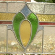 Original Solopark leaded glass going green with recycling.