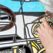 Creating stained glass art